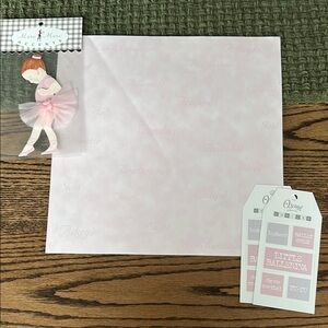 Ballerina Scrapbook Set